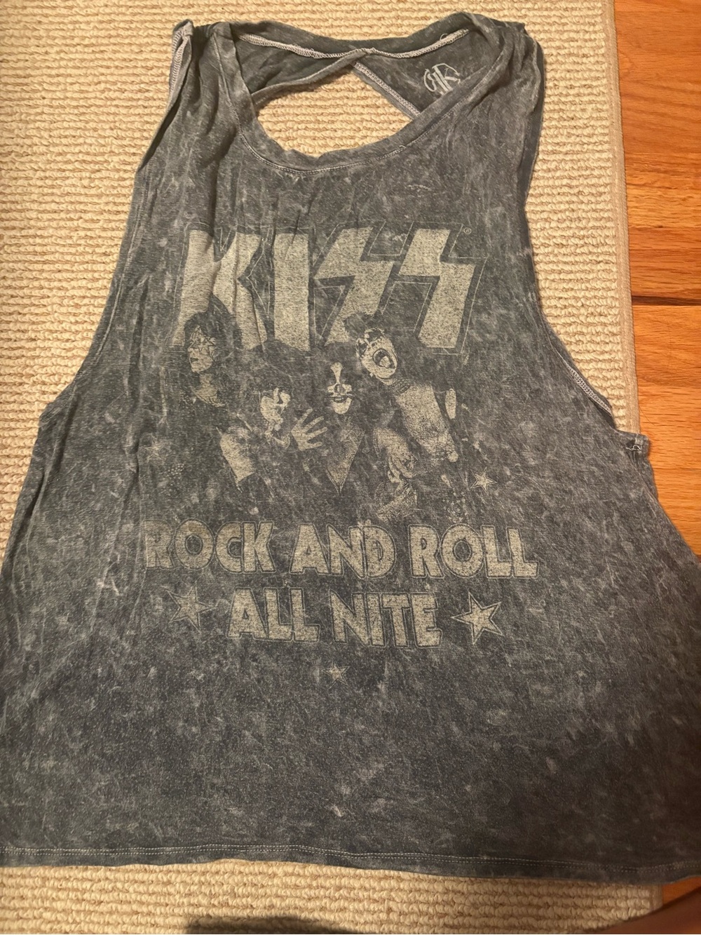Recycled Karma - KISS Rock & Roll All Nite Tank top - size M